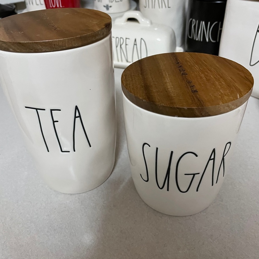 Rae Dunn Tea and Sugar cellars